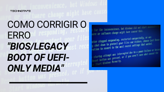 Error bios legacy boot of uefi only media что делать